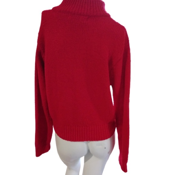 Fair Set Petite Women’s Red Sweater - Picture 3 of 7